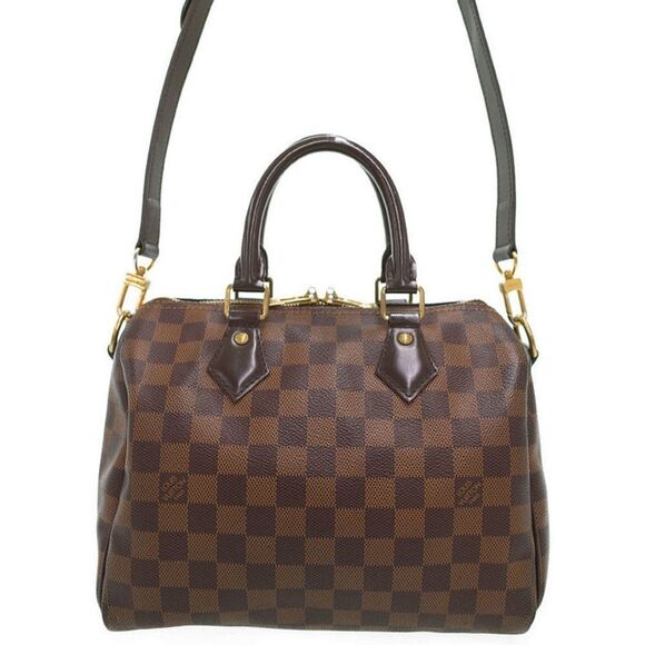 Louis Vuitton Damier Speedy Bandouliere 2 Way Bag Ebene - Picture 1 of 9